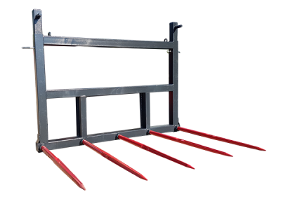 Square bale frame