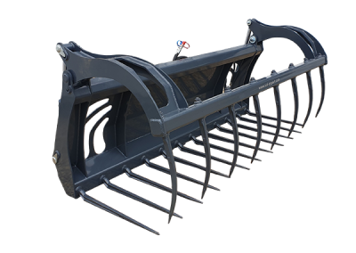 Crocodile manure fork with grapple XL