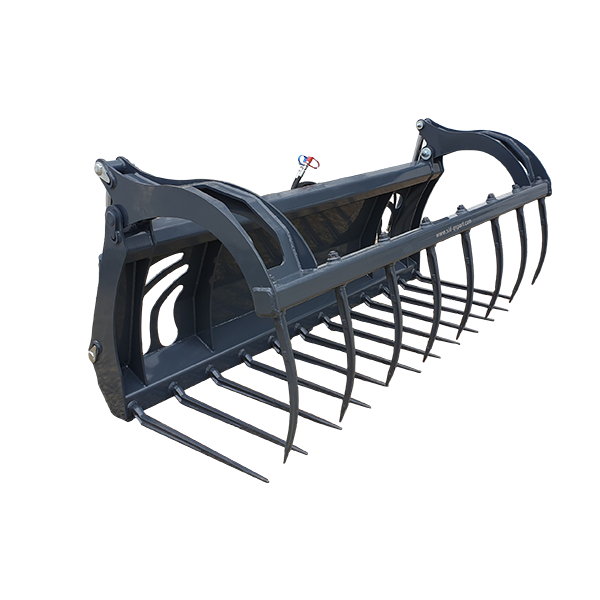 Crocodile manure fork with grapple XL