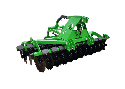 Disc harrow with hydropack